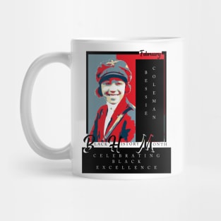 Bessie Coleman Black History Month Icon Mug